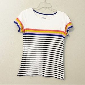 Boden Stripes Ahead of the Rest Tee